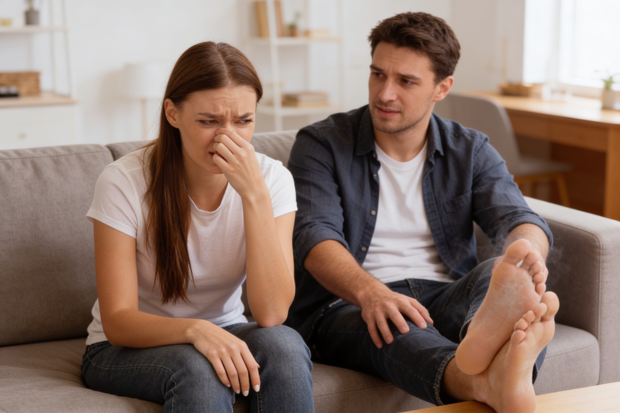 Abhilfe bei Schweißfüßen und stinkenden Schuhen