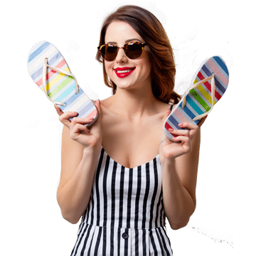 Schweißfüße in Slippern