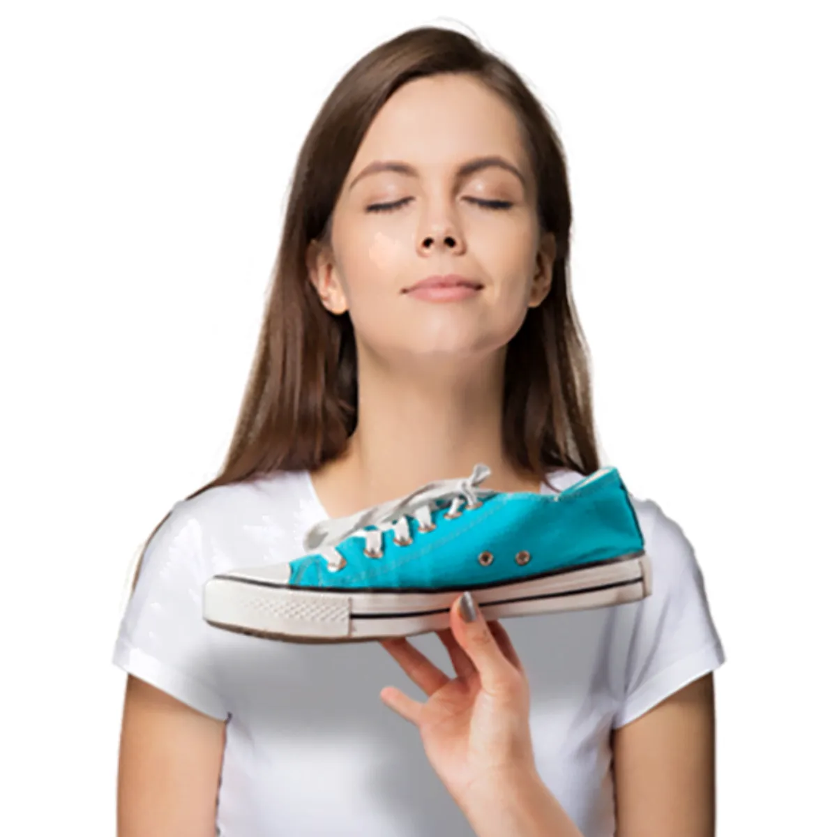 Frisch riechende Schuhe nach der Anwendung von pedifris